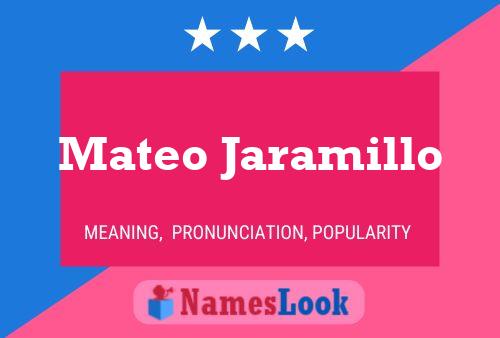 Mateo Jaramillo 名字海报