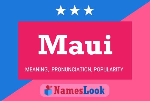 Maui 名字海报