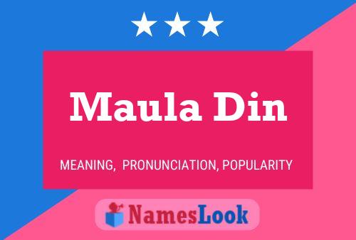 Maula Din 名字海报