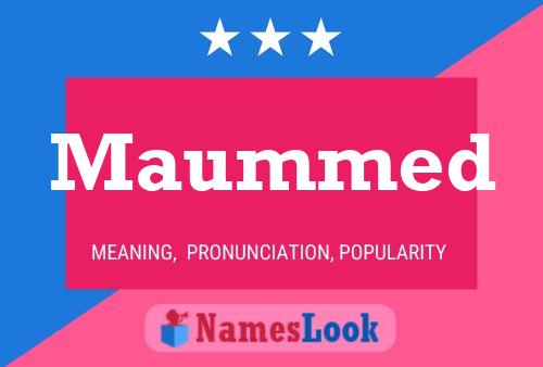 Maummed 名字海报