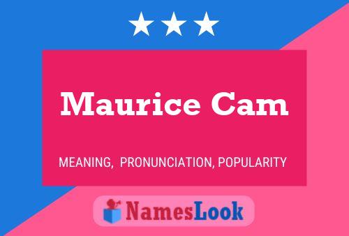 Maurice Cam 名字海报