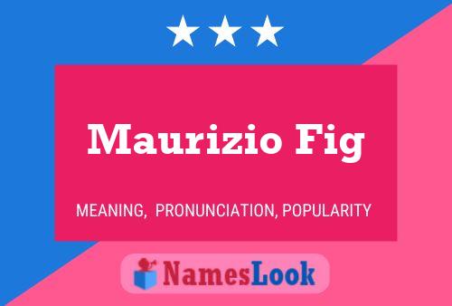 Maurizio Fig 名字海报