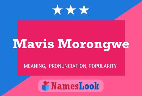 Mavis Morongwe 名字海报