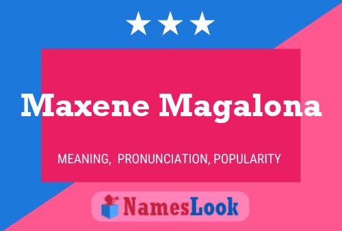 Maxene Magalona 名字海报