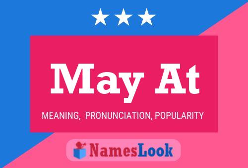 May At 名字海报