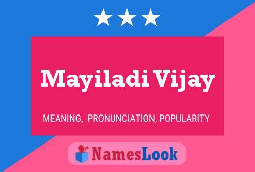 Mayiladi Vijay 名字海报