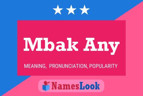 Mbak Any 名字海报