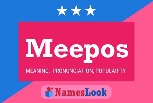 Meepos 名字海报