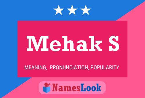 Mehak S 名字海报