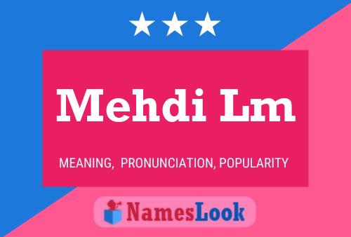 Mehdi Lm 名字海报