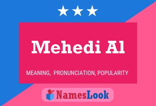 Mehedi Al 名字海报