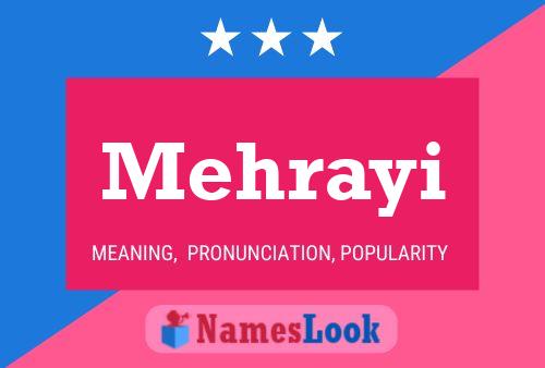 Mehrayi 名字海报