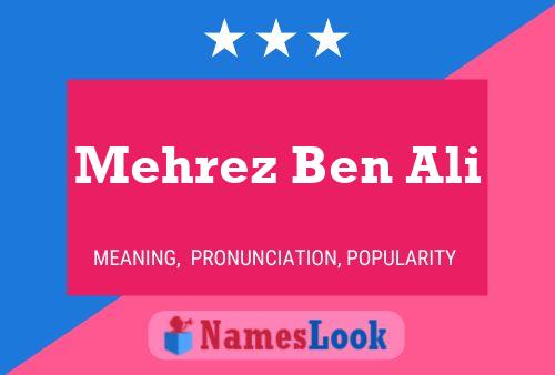 Mehrez Ben Ali 名字海报