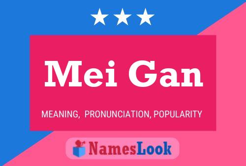 Mei Gan 名字海报