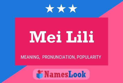 Mei Lili 名字海报