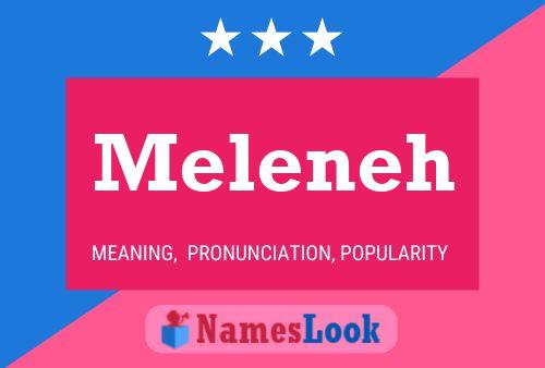 Meleneh 名字海报