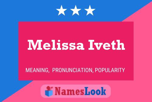 Melissa Iveth 名字海报