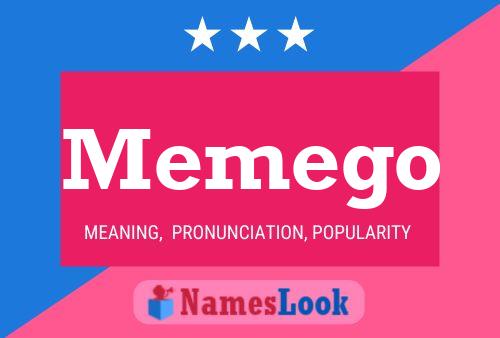 Memego 名字海报