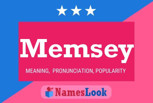 Memsey 名字海报