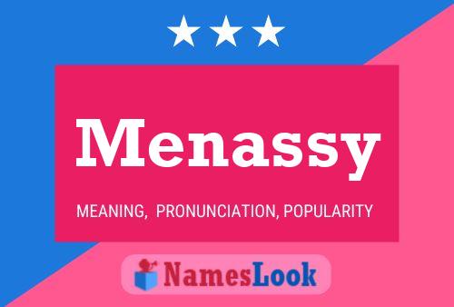 Menassy 名字海报