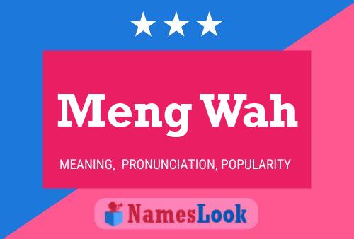 Meng Wah 名字海报