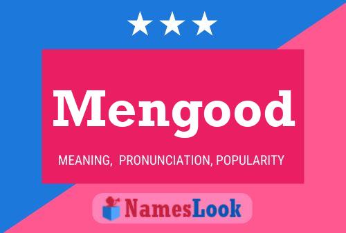 Mengood 名字海报