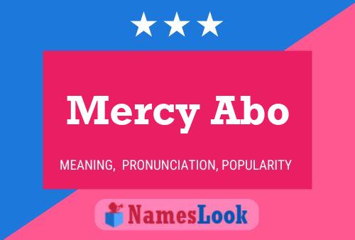 Mercy Abo 名字海报