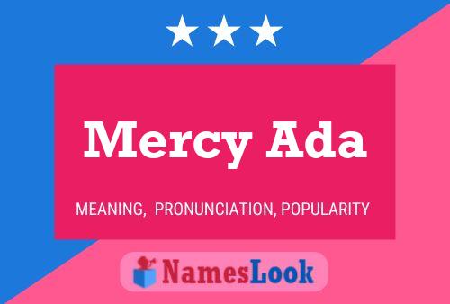 Mercy Ada 名字海报