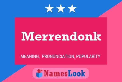 Merrendonk 名字海报