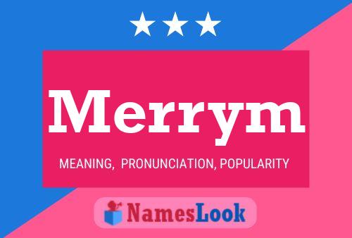 Merrym 名字海报