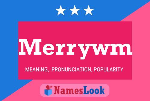 Merrywm 名字海报