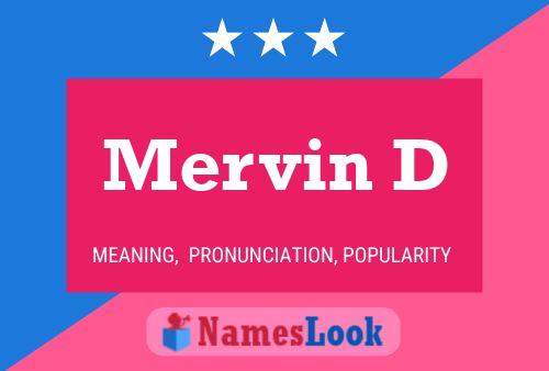 Mervin D 名字海报