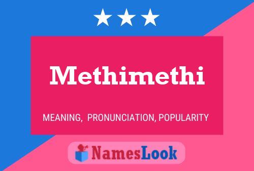 Methimethi 名字海报