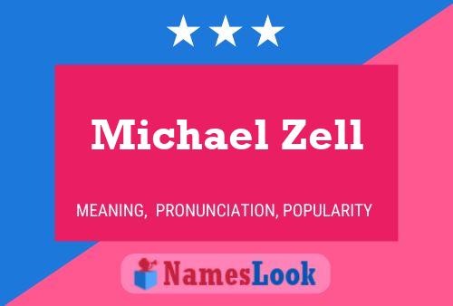 Michael Zell 名字海报