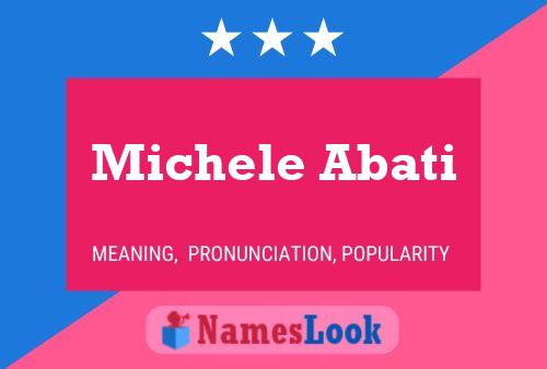 Michele Abati 名字海报