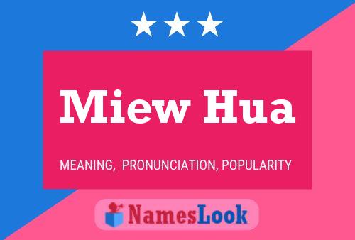 Miew Hua 名字海报