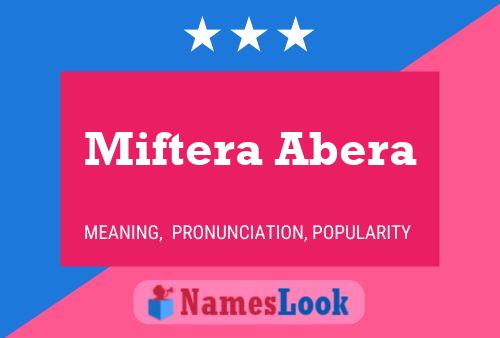 Miftera Abera 名字海报