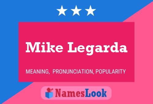 Mike Legarda 名字海报