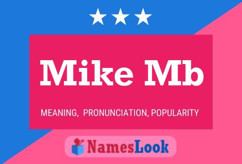 Mike Mb 名字海报