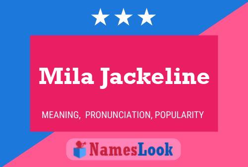 Mila Jackeline 名字海报