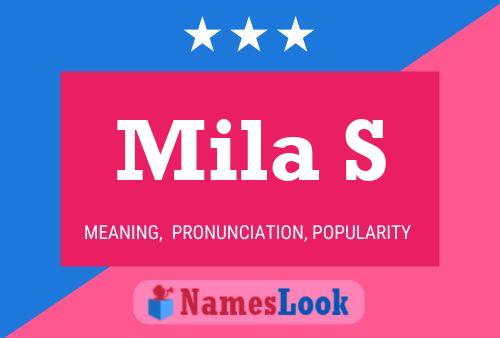 Mila S 名字海报