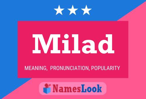 Milad 名字海报