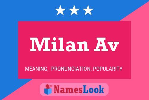 Milan Av 名字海报