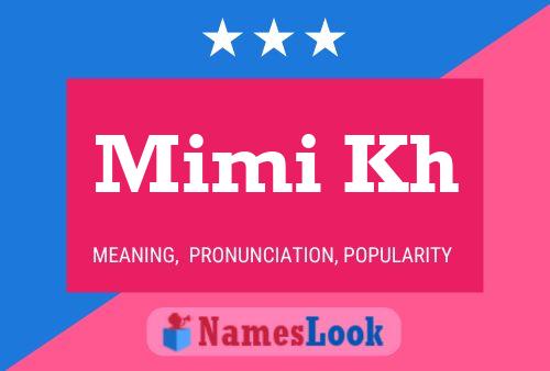 Mimi Kh 名字海报