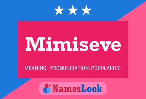 Mimiseve 名字海报