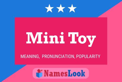 Mini Toy 名字海报