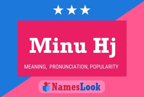 Minu Hj 名字海报