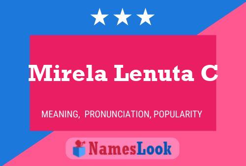 Mirela Lenuta C 名字海报