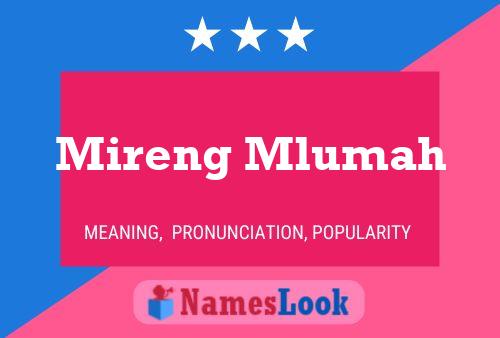 Mireng Mlumah 名字海报