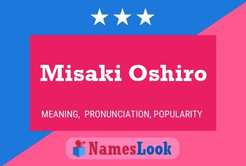 Misaki Oshiro 名字海报